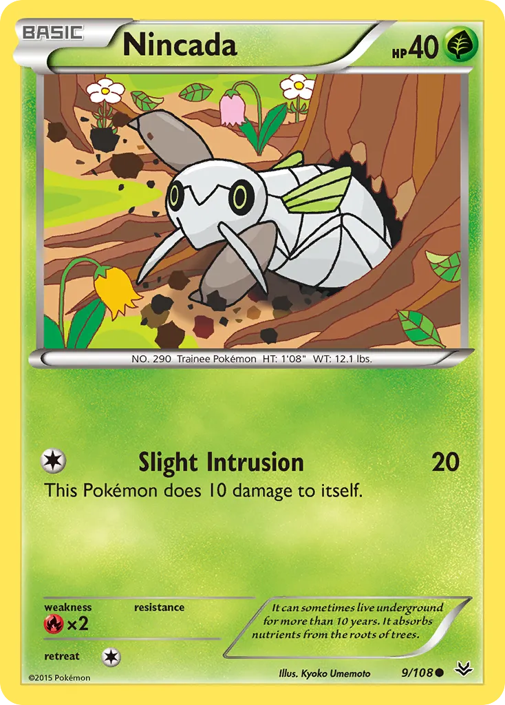 Nincada — XY - Roaring Skies — Pokémon