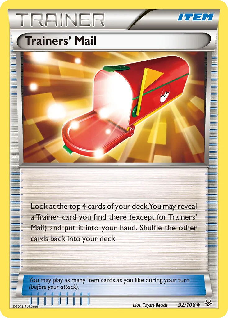 Trainers' Mail — XY - Roaring Skies — Pokémon
