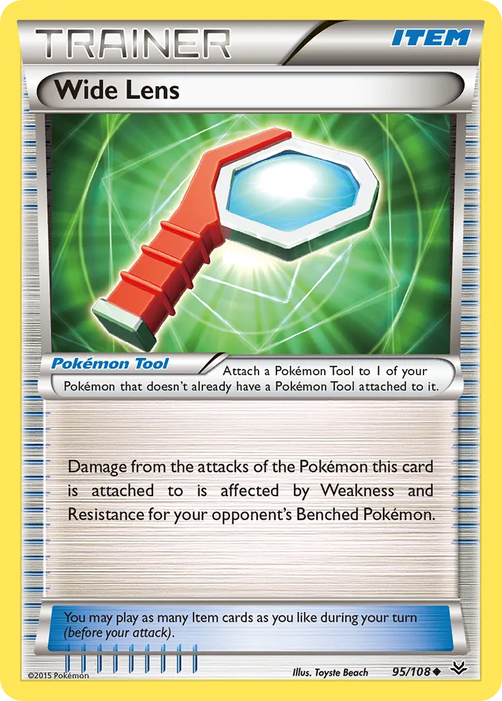 Wide Lens — XY - Roaring Skies — Pokemon