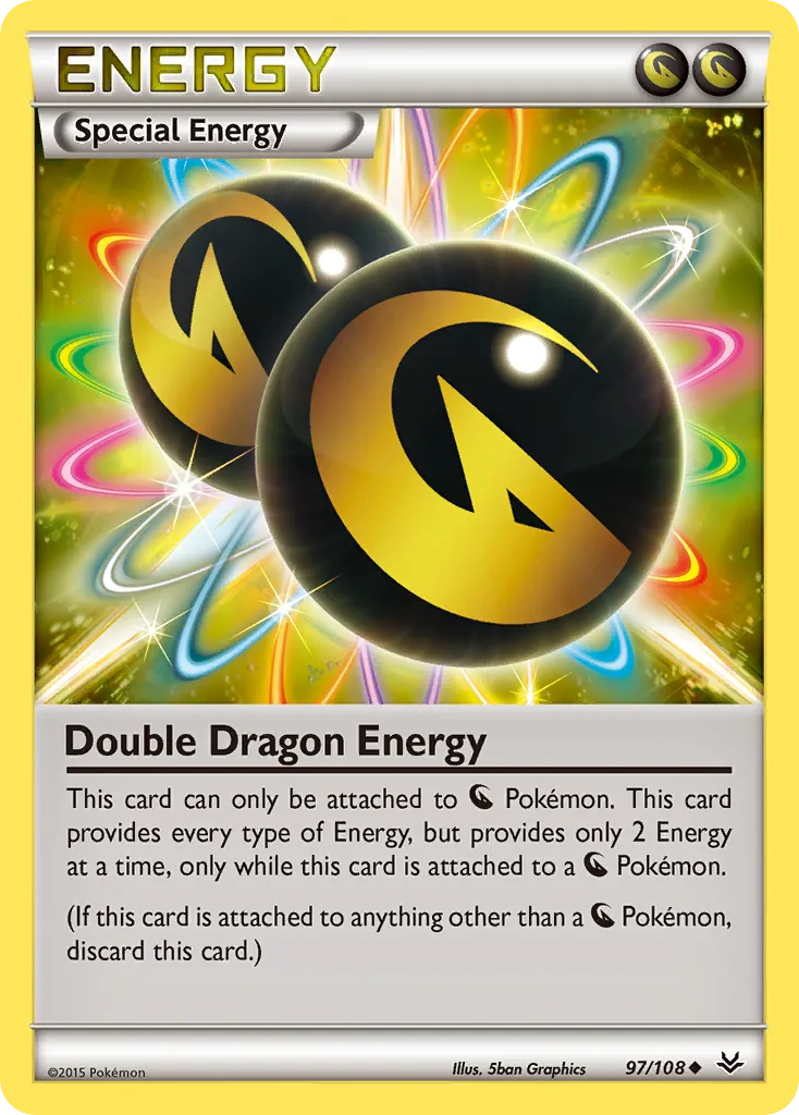 Double Dragon Energy — XY - Roaring Skies — Pokemon