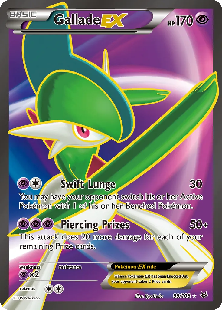 Gallade EX — XY - Roaring Skies — Pokemon
