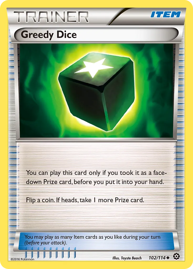 Dés Avides — XY - Steam Siege — Pokémon