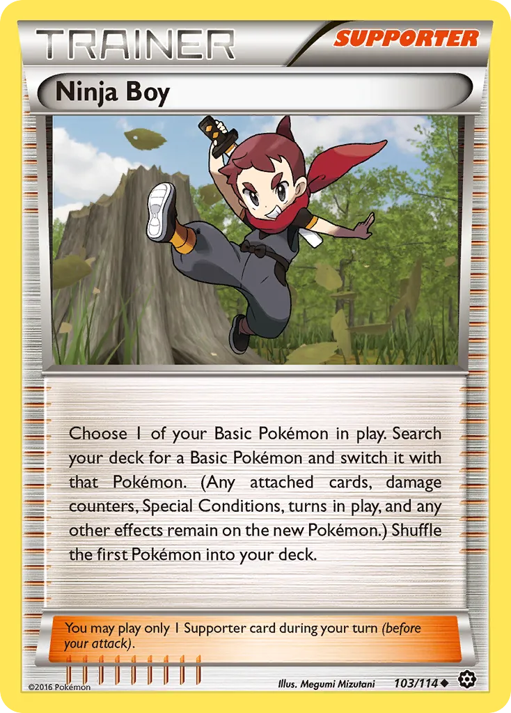 Ninja Boy — XY - Steam Siege — Pokémon