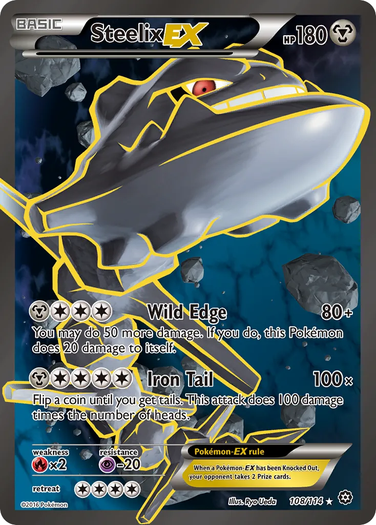 Steelix EX — XY - Steam Siege — Pokemon