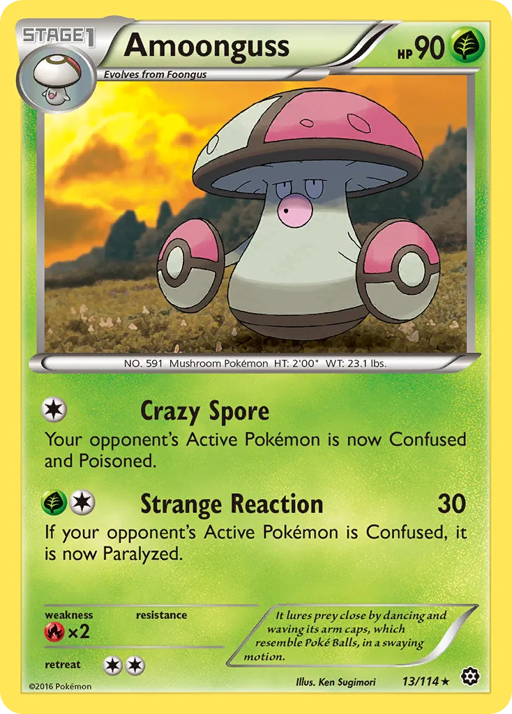 Amoonguss — XY - Steam Siege — Pokémon