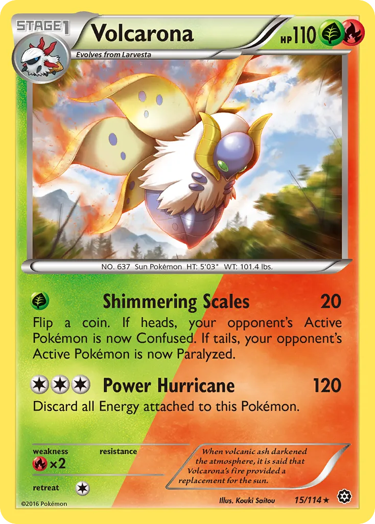 Volcarona — XY - Steam Siege — Pokémon