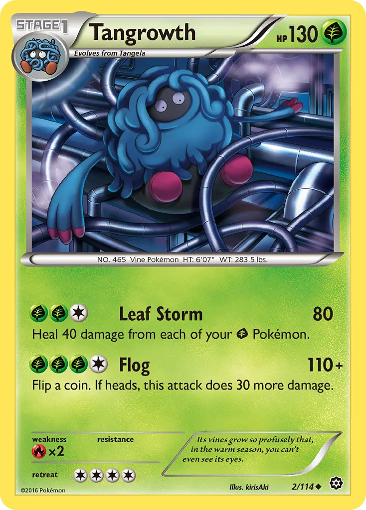 Tangrowth — XY - Steam Siege — Pokémon