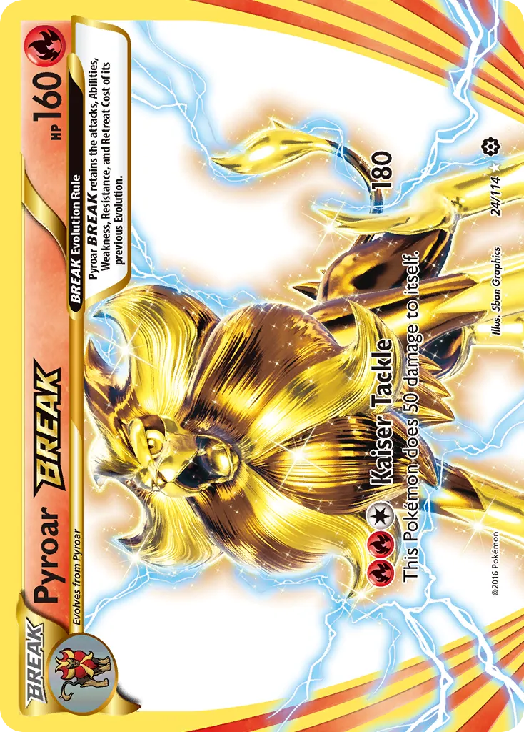 Pyroar BREAK — XY - Steam Siege — Pokémon