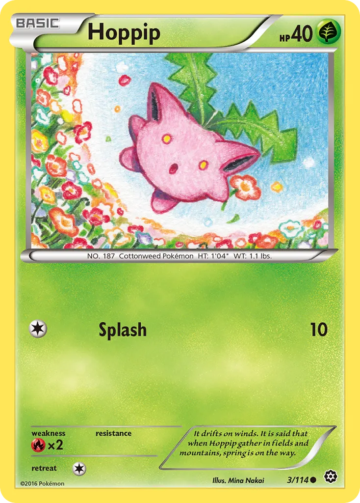 Hoppip — XY - Steam Siege — Pokémon