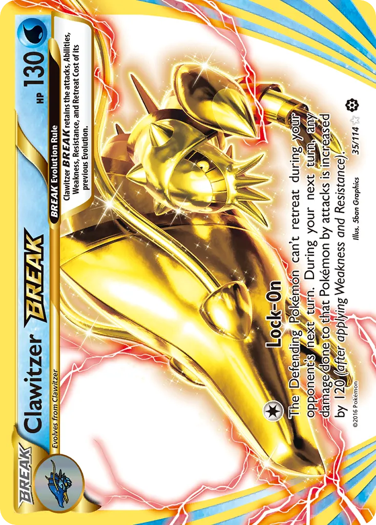Clawitzer BREAK — XY - Steam Siege — Pokemon