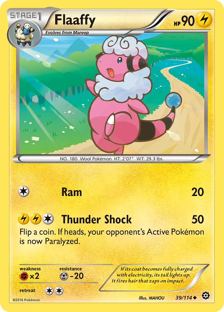 Flaaffy — XY - Steam Siege — Pokémon