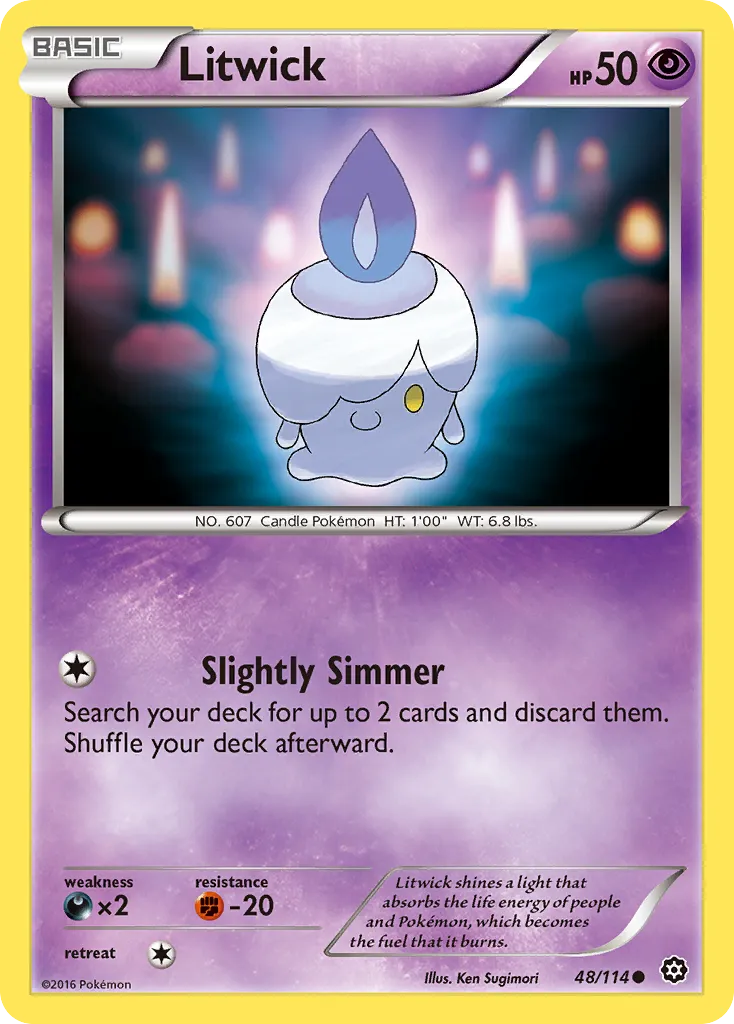 Litwick — XY - Steam Siege — Pokémon