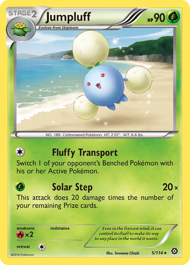 Jumpluff — XY - Steam Siege — Pokémon