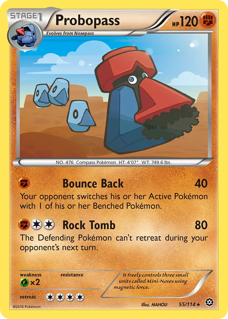 Probopass — XY - Steam Siege — Pokémon