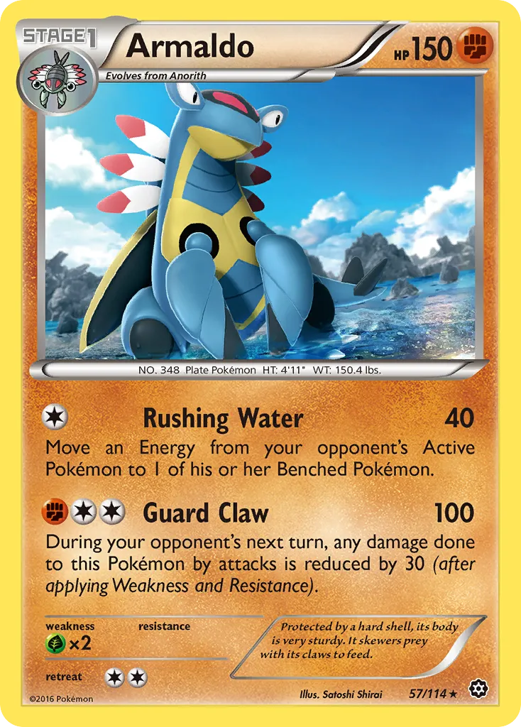 Armaldo — XY - Steam Siege — Pokémon