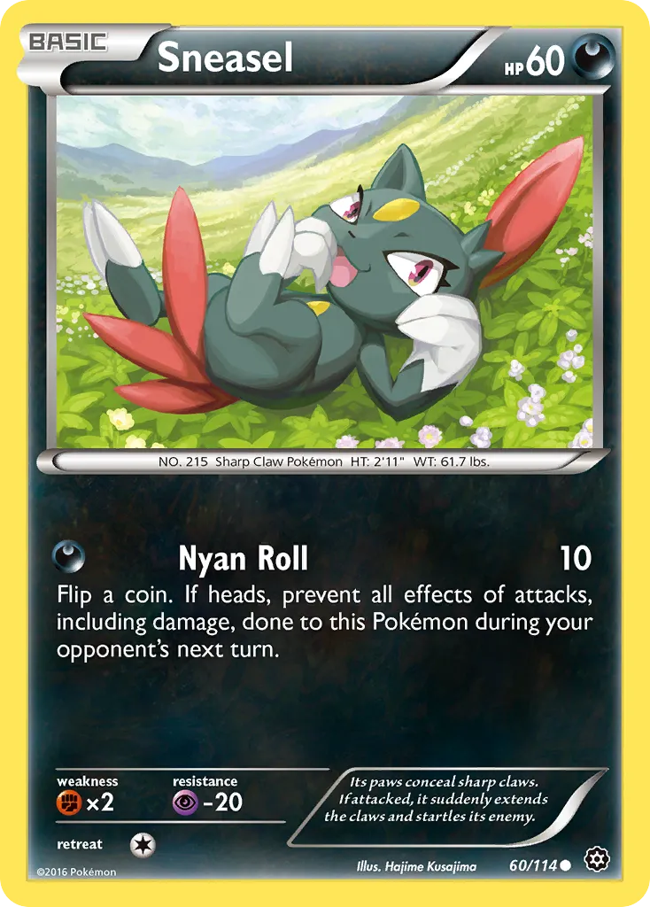 Sneasel — XY - Steam Siege — Pokémon