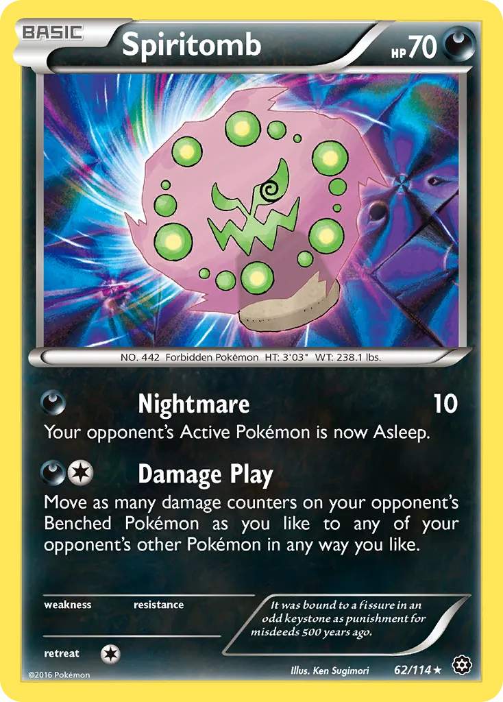 Spiritomb — XY - Steam Siege — Pokemon