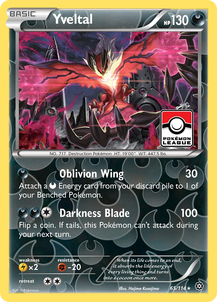 Yveltal — XY - Steam Siege — Pokemon