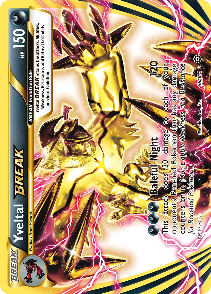 Yveltal BREAK — XY - Steam Siege — Pokémon