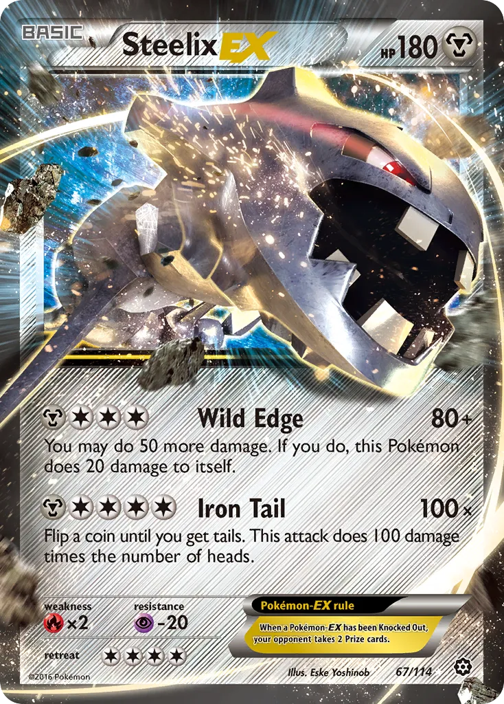 Steelix EX — XY - Steam Siege — Pokémon