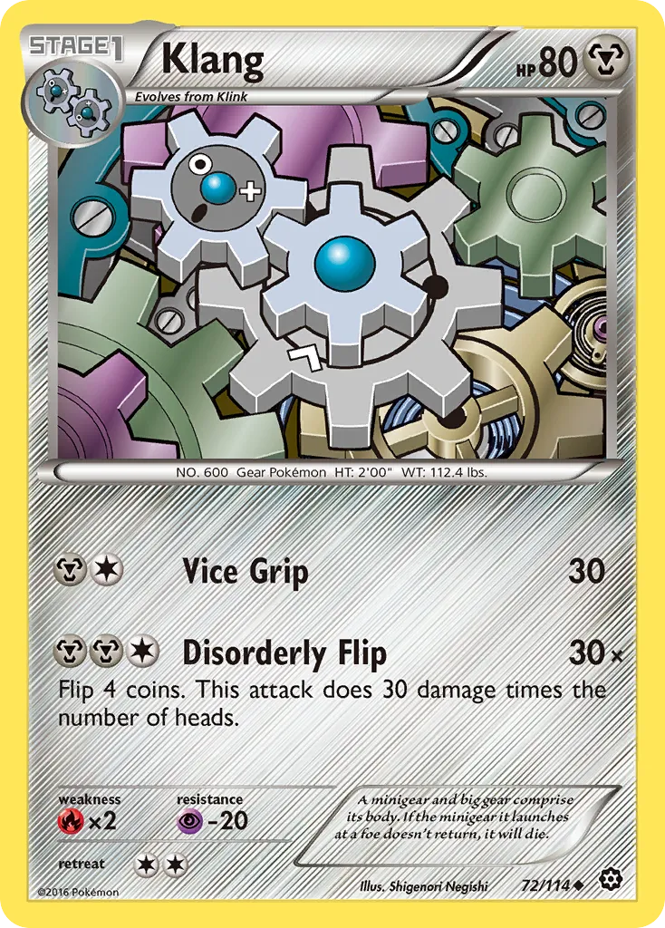 Klang — XY - Steam Siege — Pokémon