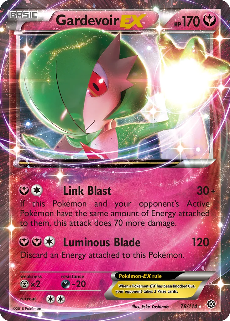 Gardevoir EX — XY - Steam Siege — Pokémon