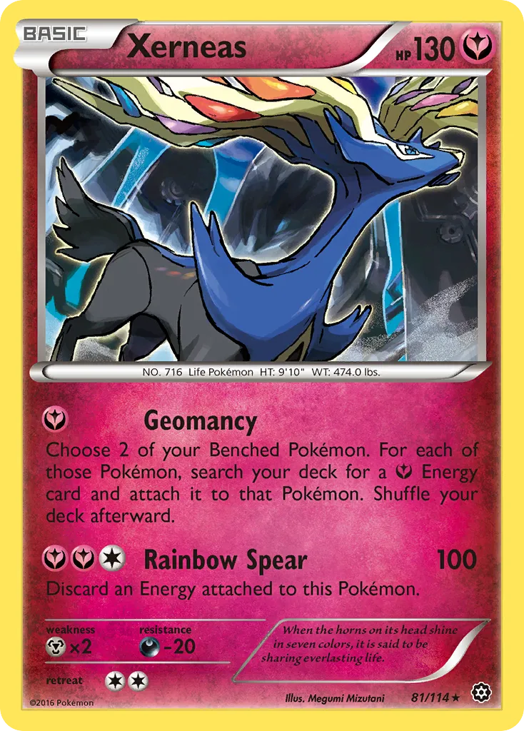 Xerneas — XY - Steam Siege — Pokémon