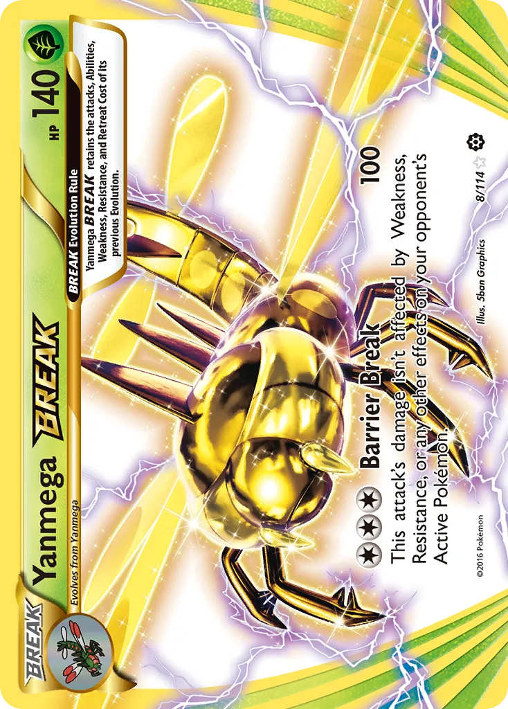 Yanmega BREAK — XY - Steam Siege — Pokémon