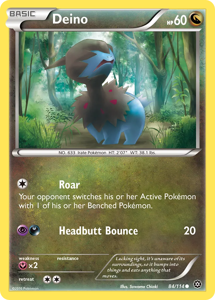 Deino — XY - Steam Siege — Pokémon