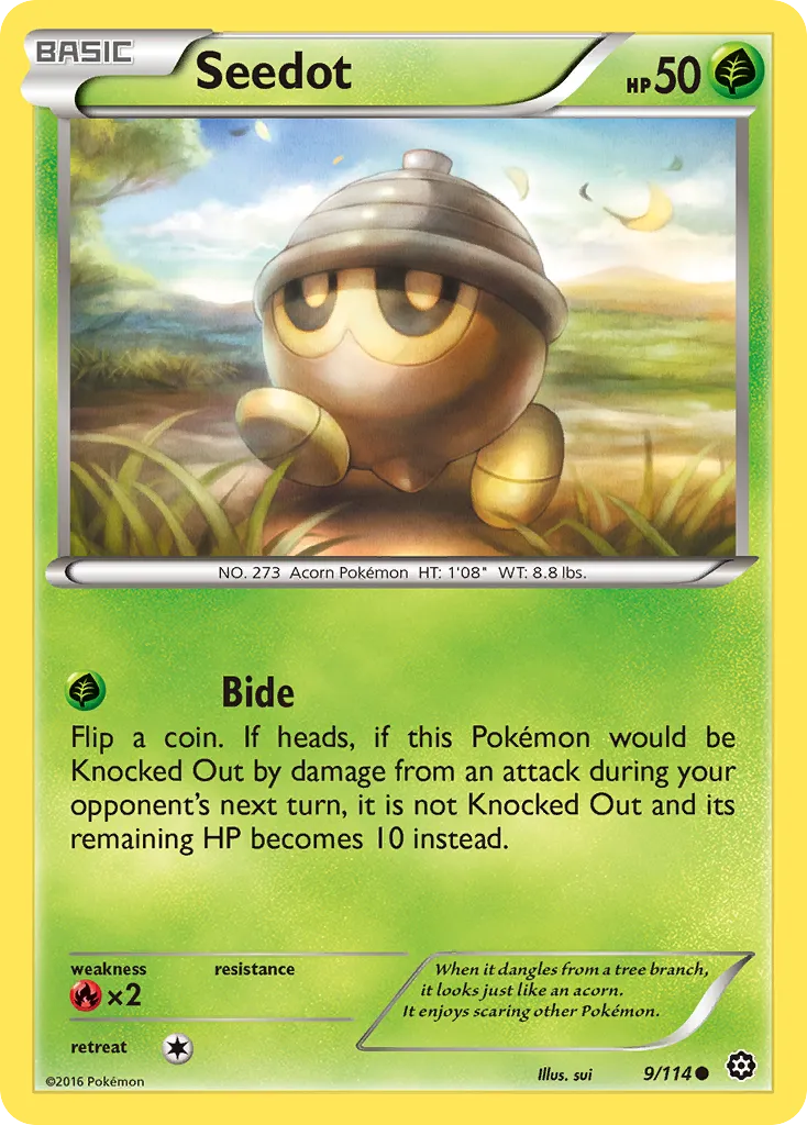 Seedot — XY - Steam Siege — Pokémon
