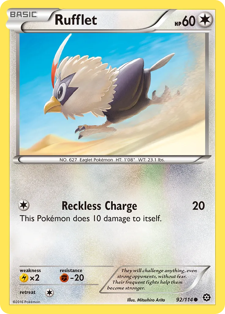 Rufflet — XY - Steam Siege — Pokémon
