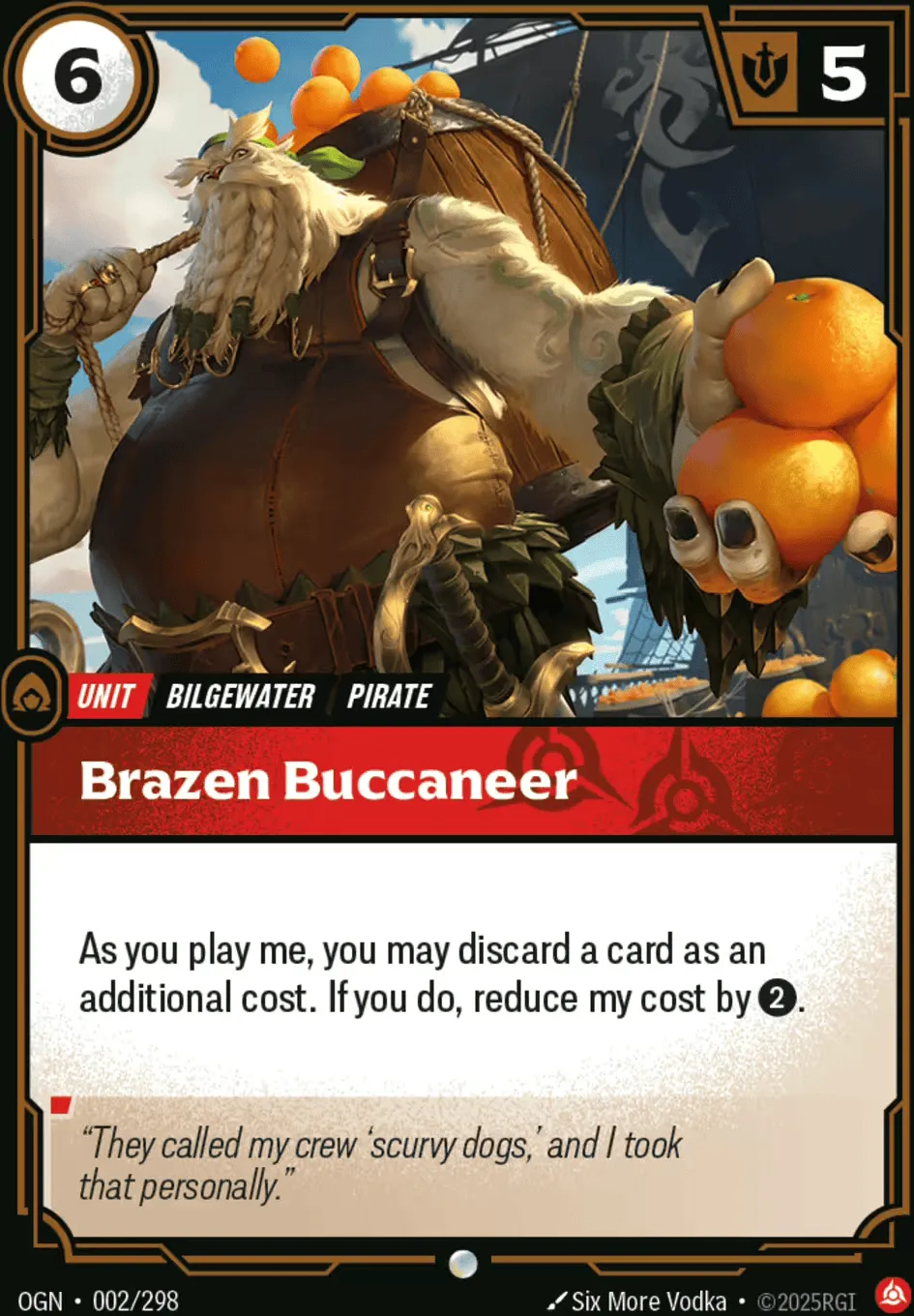 Brazen Buccaneer — Origins - Main Set — Riftbound