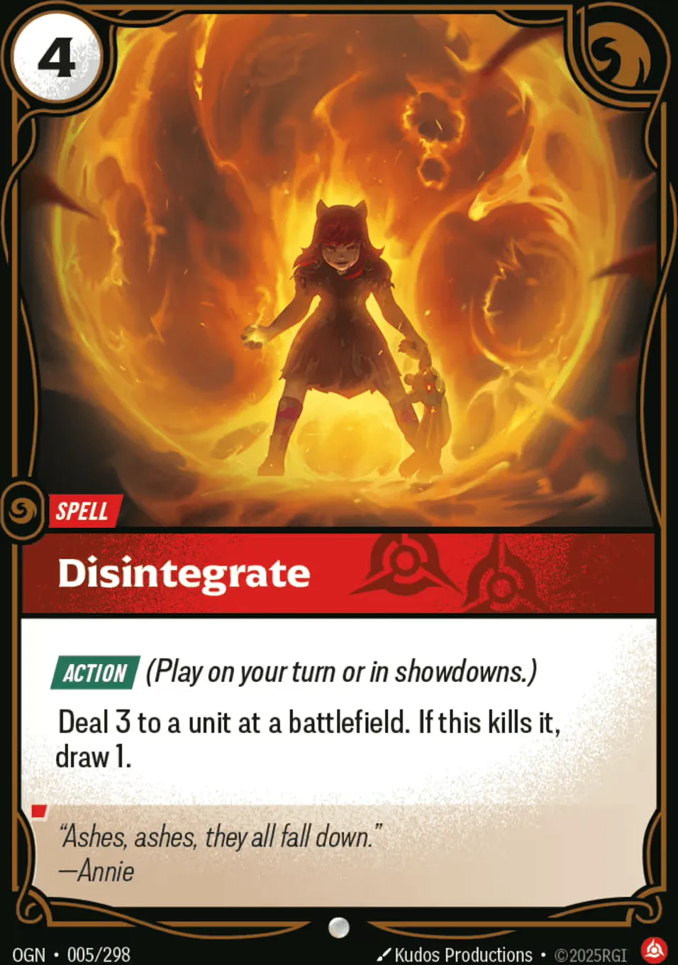 Disintegrate — Origins - Main Set — Riftbound
