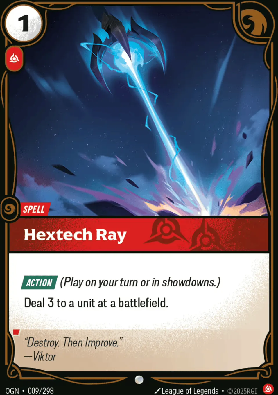Hextech Ray — Origins - Main Set — Riftbound
