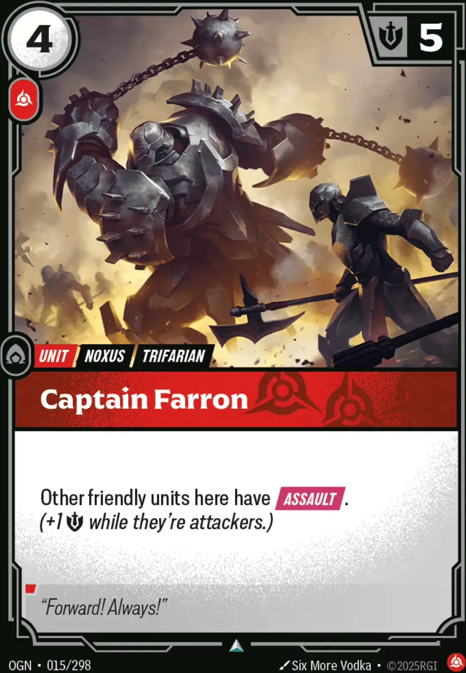 Captain Farron — Origins - Main Set — Riftbound