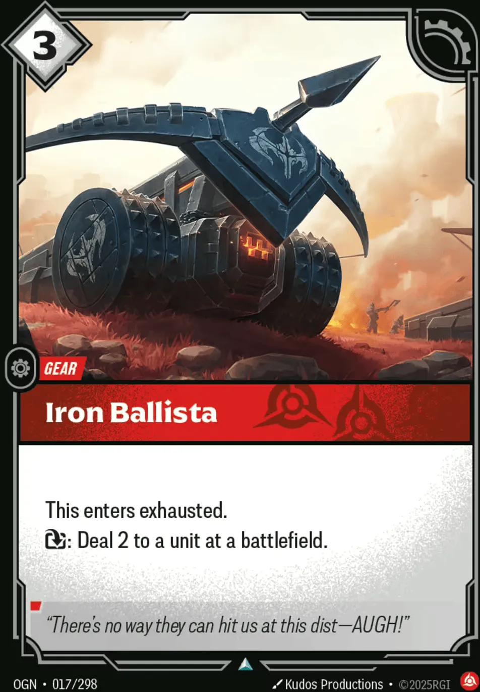 Iron Ballista — Origins - Main Set — Riftbound