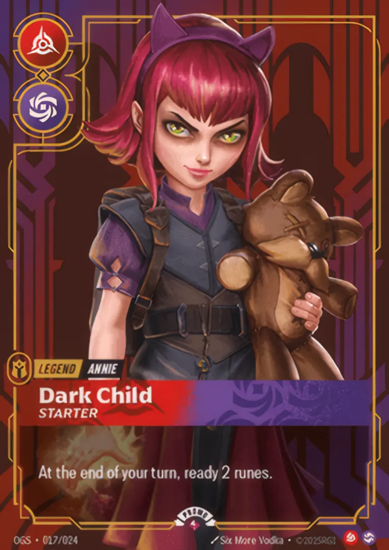 Annie - Dark Child from Spiritforged - Promo Cards - Riftbound: League of Legends TCG