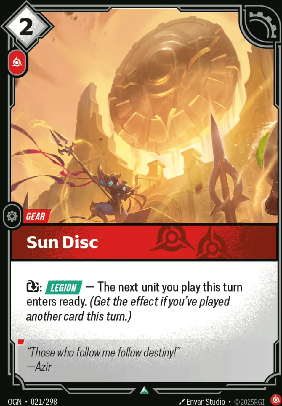 Sun Disc — Origins - Main Set — Riftbound