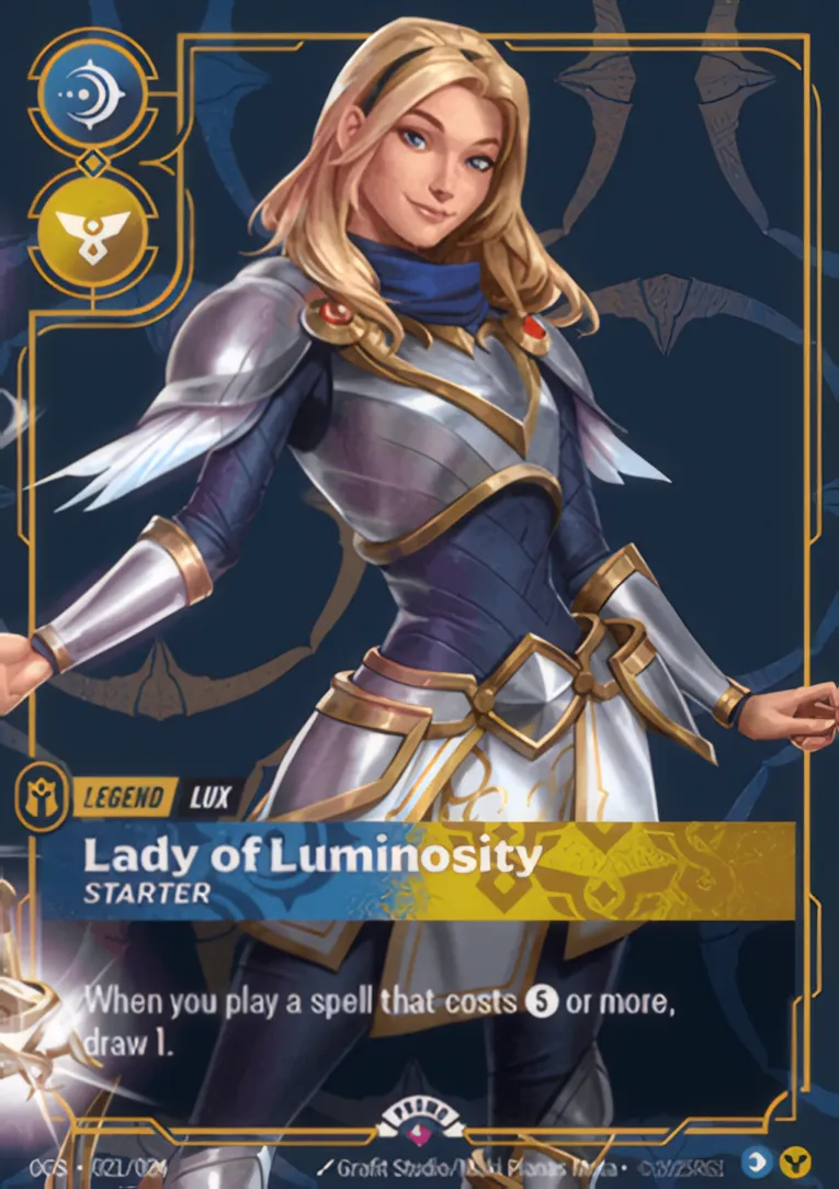 Lux - Lady of Luminosity — Spiritforged - Promo Cards — Riftbound