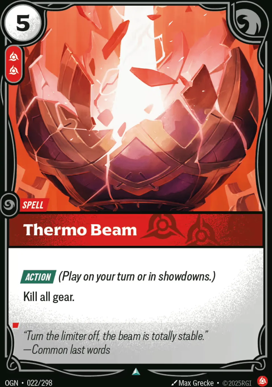 Thermo Beam — Origins - Main Set — Riftbound