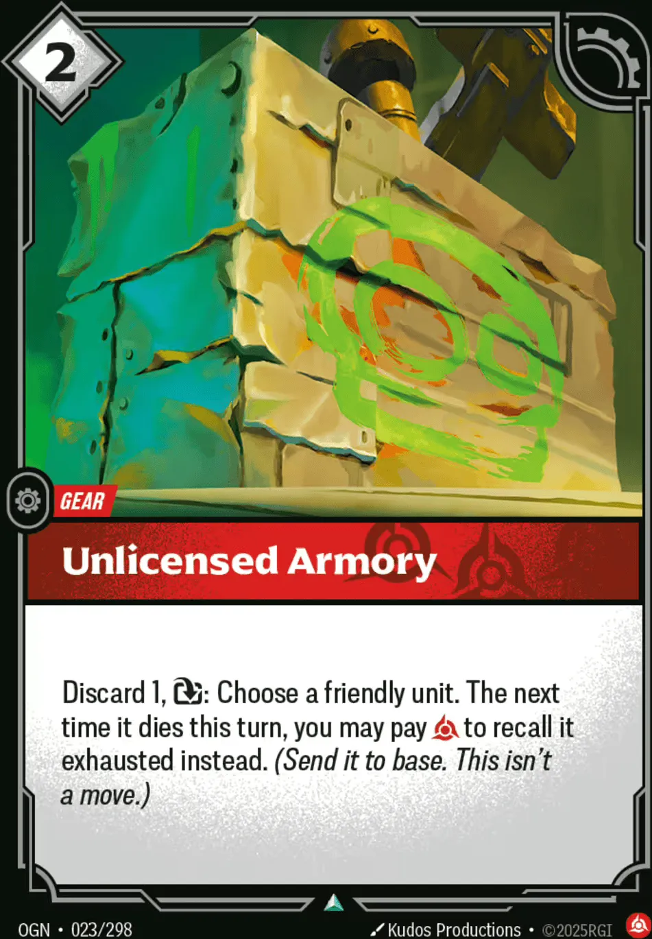 Unlicensed Armory — Origins - Main Set — Riftbound