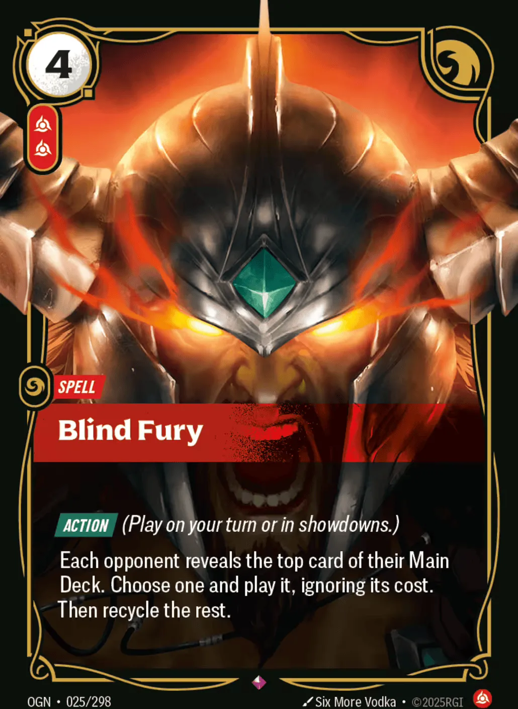 Blind Fury — Origins - Main Set — Riftbound