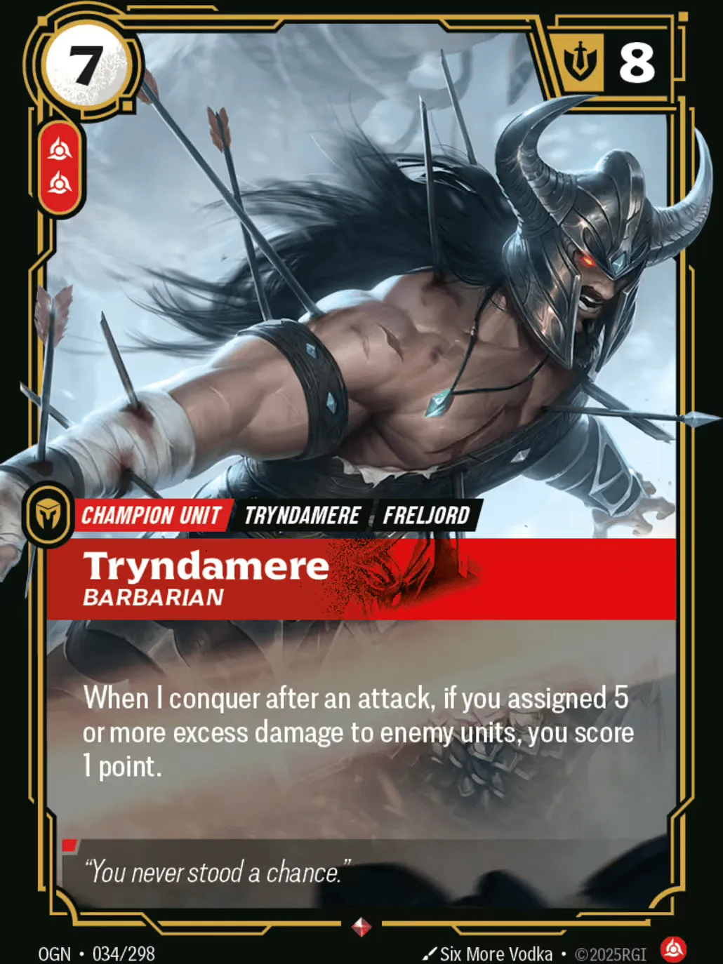 Tryndamere - Barbarian — Origins - Main Set — Riftbound
