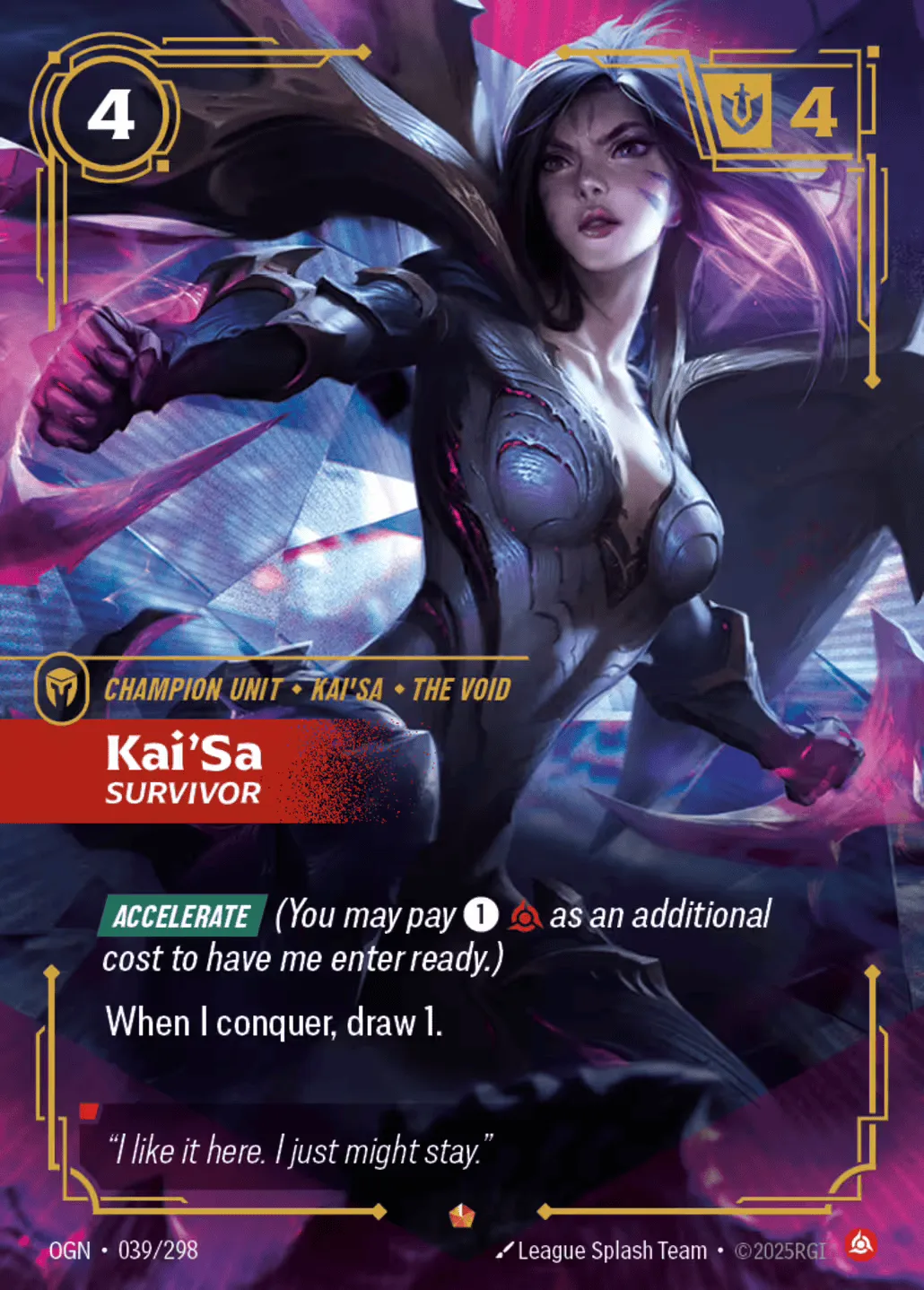 Kai'Sa - Survivor — Origins - Main Set — Riftbound