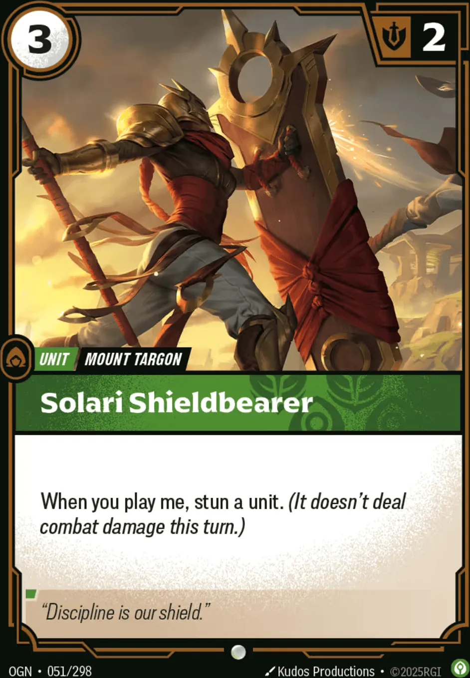 Solari Shieldbearer — Origins - Main Set — Riftbound