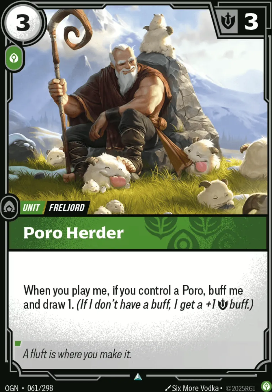 Poro Herder — Origins - Main Set — Riftbound