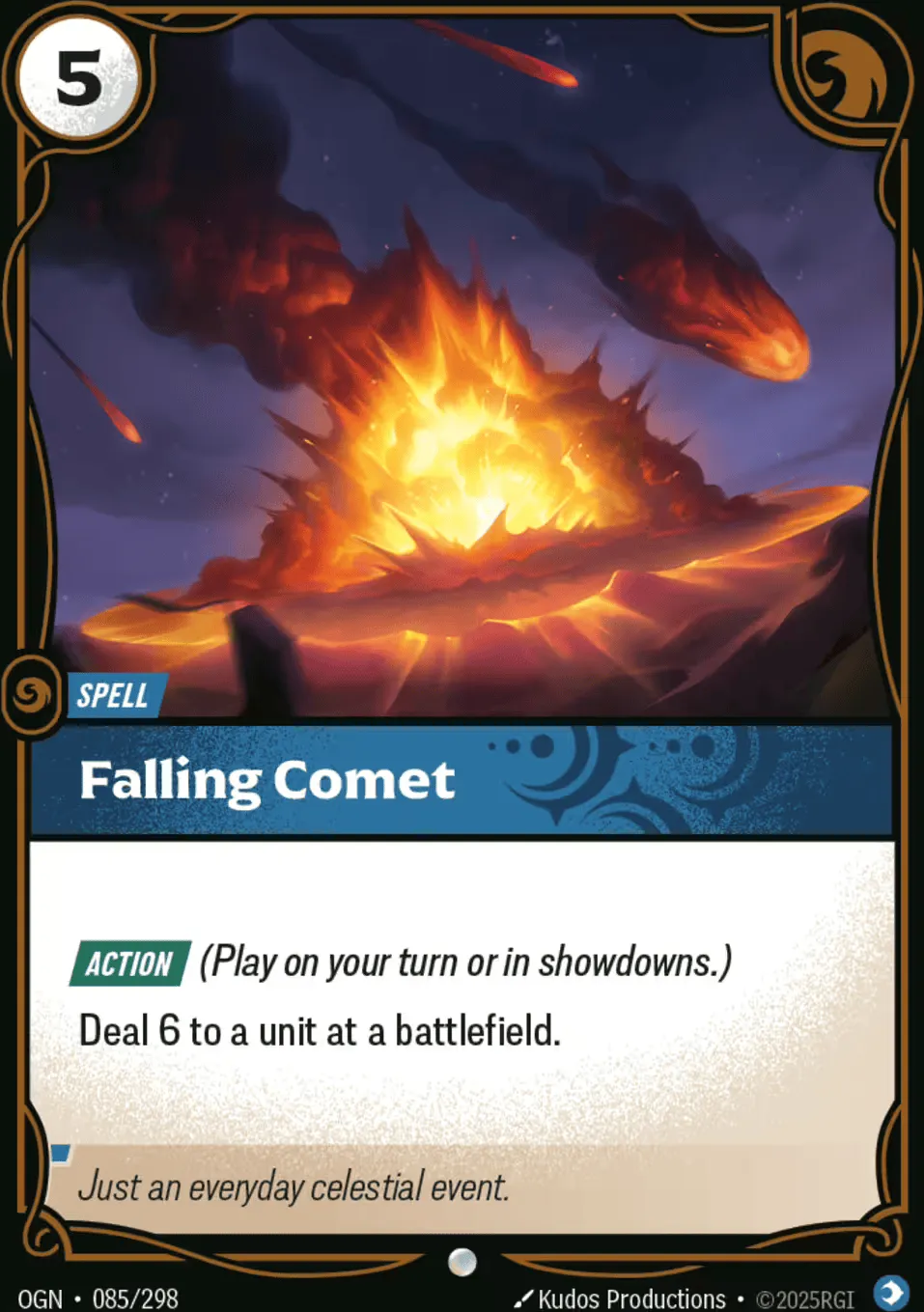 Falling Comet — Origins - Main Set — Riftbound