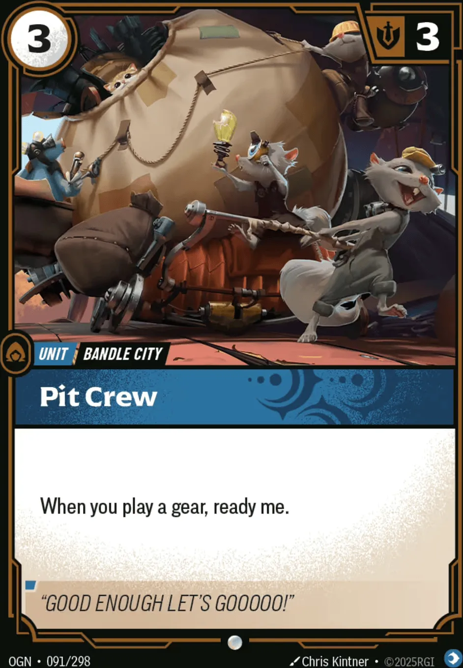Pit Crew — Origins - Main Set — Riftbound