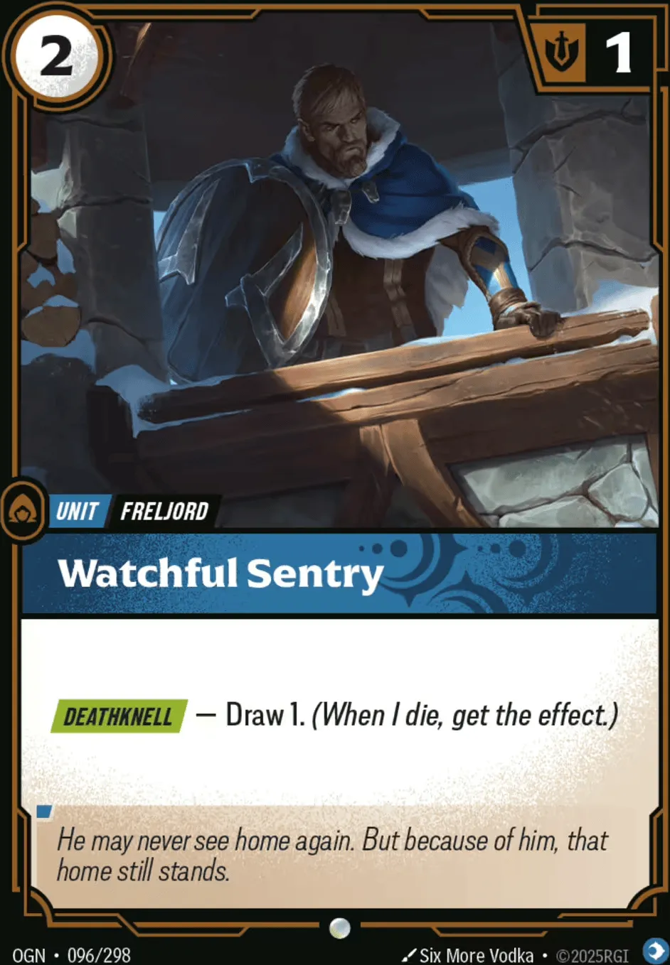 Watchful Sentry — Origins - Main Set — Riftbound