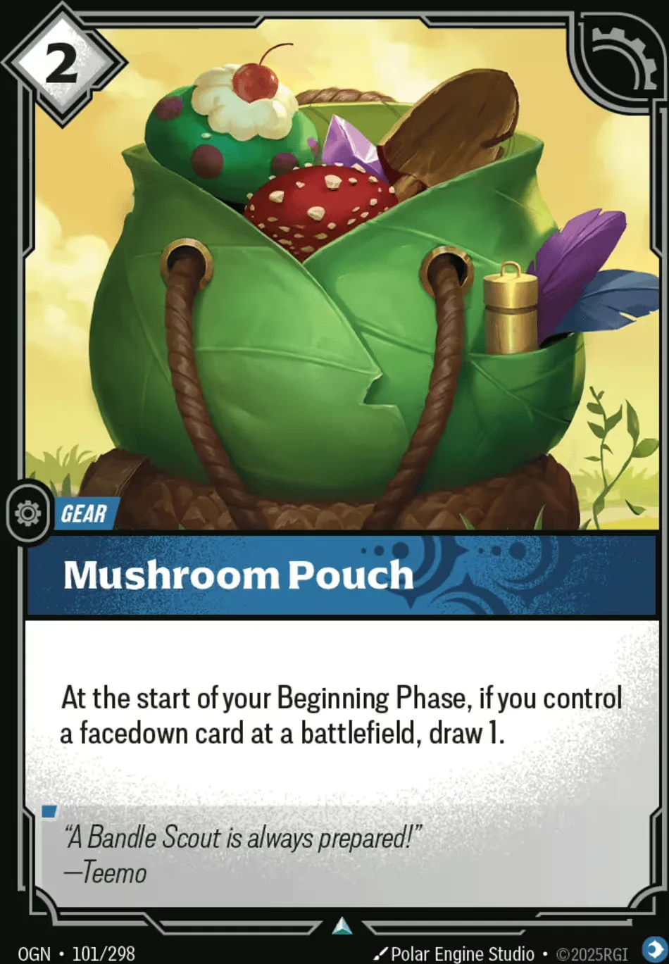 Mushroom Pouch — Origins - Main Set — Riftbound